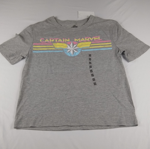 New Captain Marvel Cropped Top - Picture 1 of 9